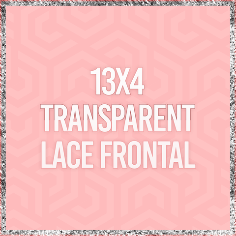 13x4 Transparent Lace Frontal